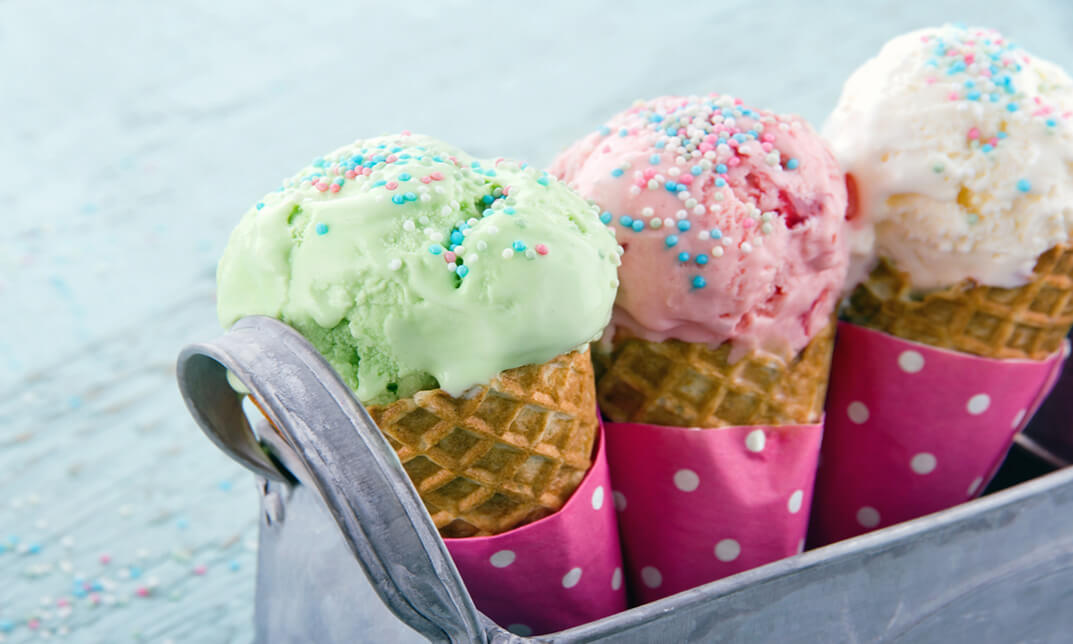 The professional balancing of ice cream recipes